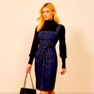 Reformation Farrah Denim dress size 4